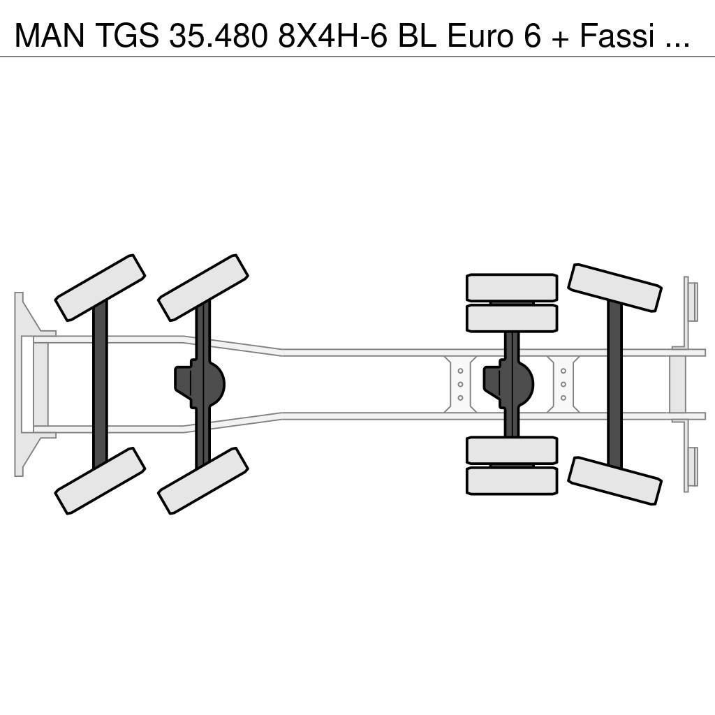 MAN TGS 35.480 8X4H-6 BL Euro 6 + Fassi F1350RA.2.28 + All-Terrain-Krane