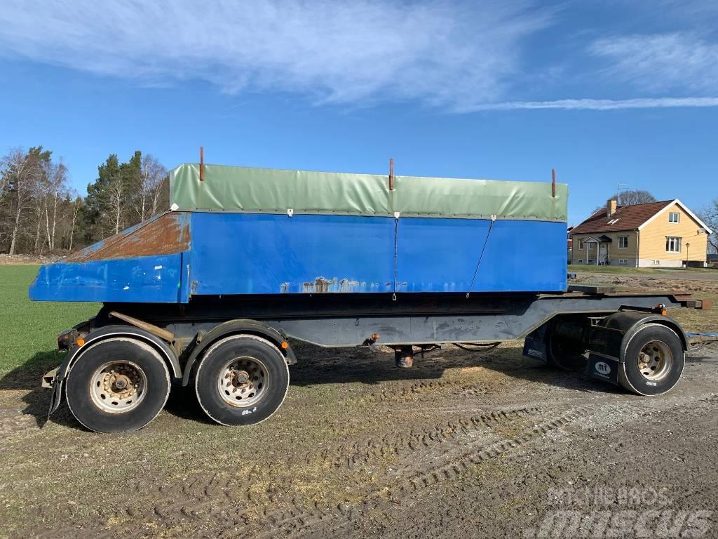 Kilafors Lastväxlarvagn 19 ton med tipp Kilafors Lastväxlar Auflieger-Absetzkipper