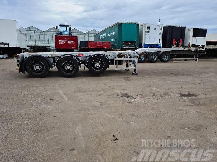 Pacton TE3 | 3 AXLE SAF DISC | CONTAINERCHASSIS | MULTI | Containerauflieger