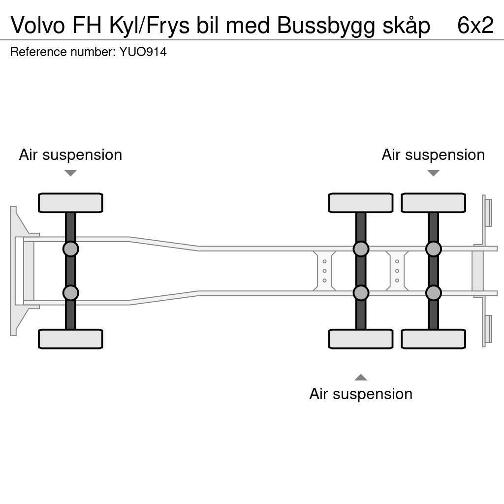Volvo FH Kyl/Frys bil med Bussbygg skåp Kühlkoffer