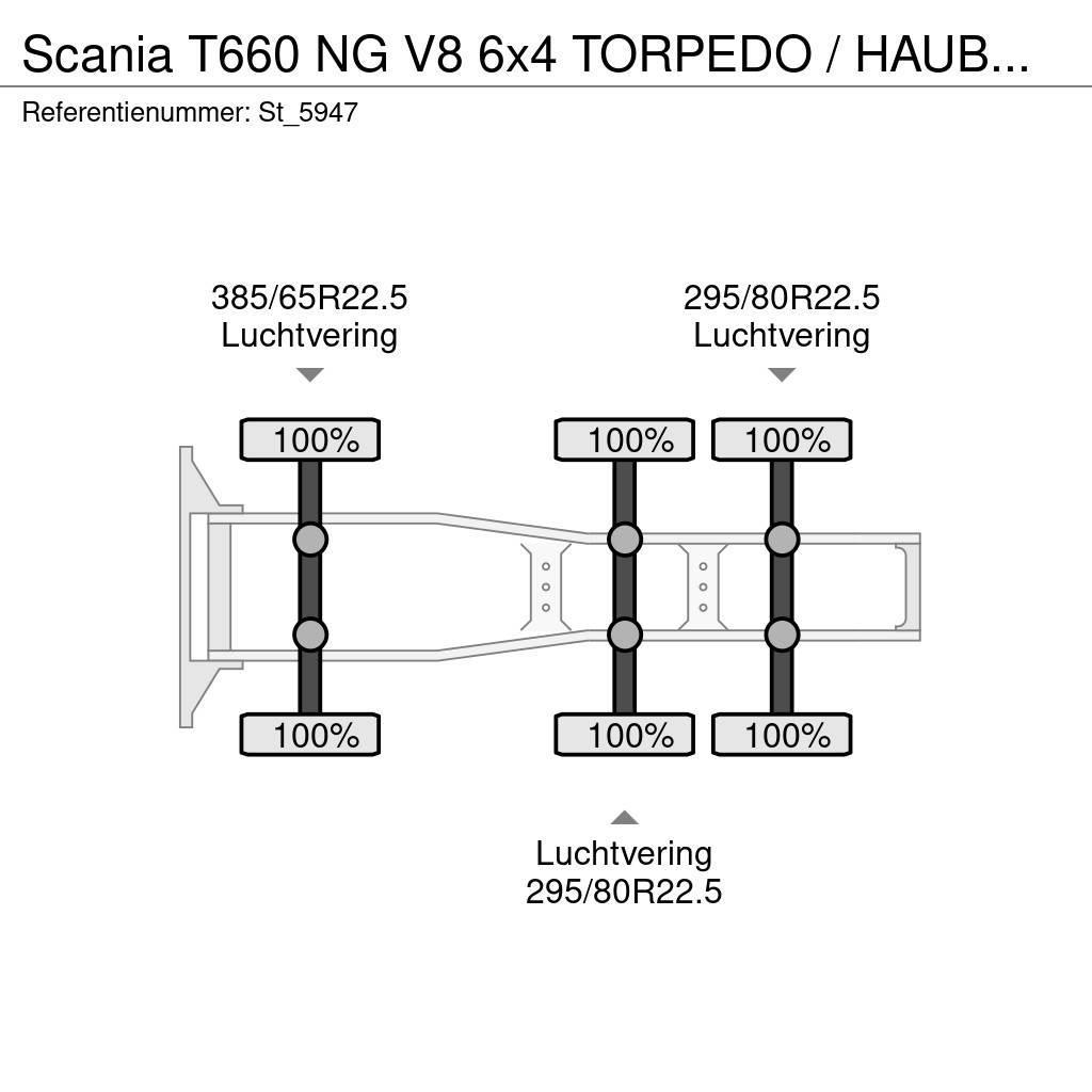 Scania T660 NG V8 6x4 TORPEDO / HAUBER / NEW ! Sattelzugmaschinen