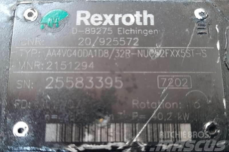 Bosch Rexroth Variable Displacement Piston Pump Andere Fahrzeuge