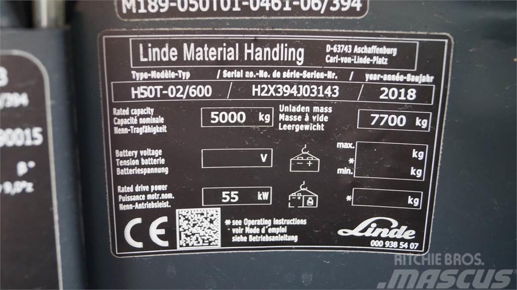 Linde H50T/600 Gas Stapler
