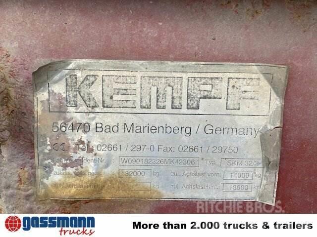 Kempf SKM 32/2 Stahlmulde ca. 24m³, Liftachse, Kippladerauflieger