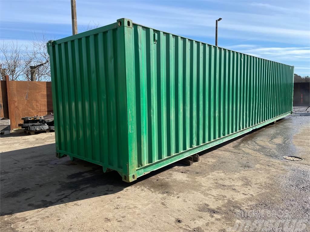  40ft container opdelt i 2 rum. Lagerbehälter