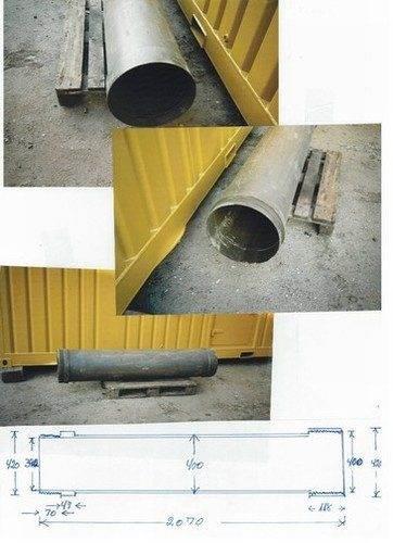  Casings 400 mm x 2070 mm - ca. 1000 stk Pipeline Ausrüstung
