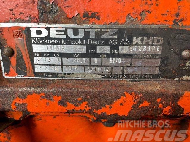 Deutz F4L 912 motor - kun til dele Motoren