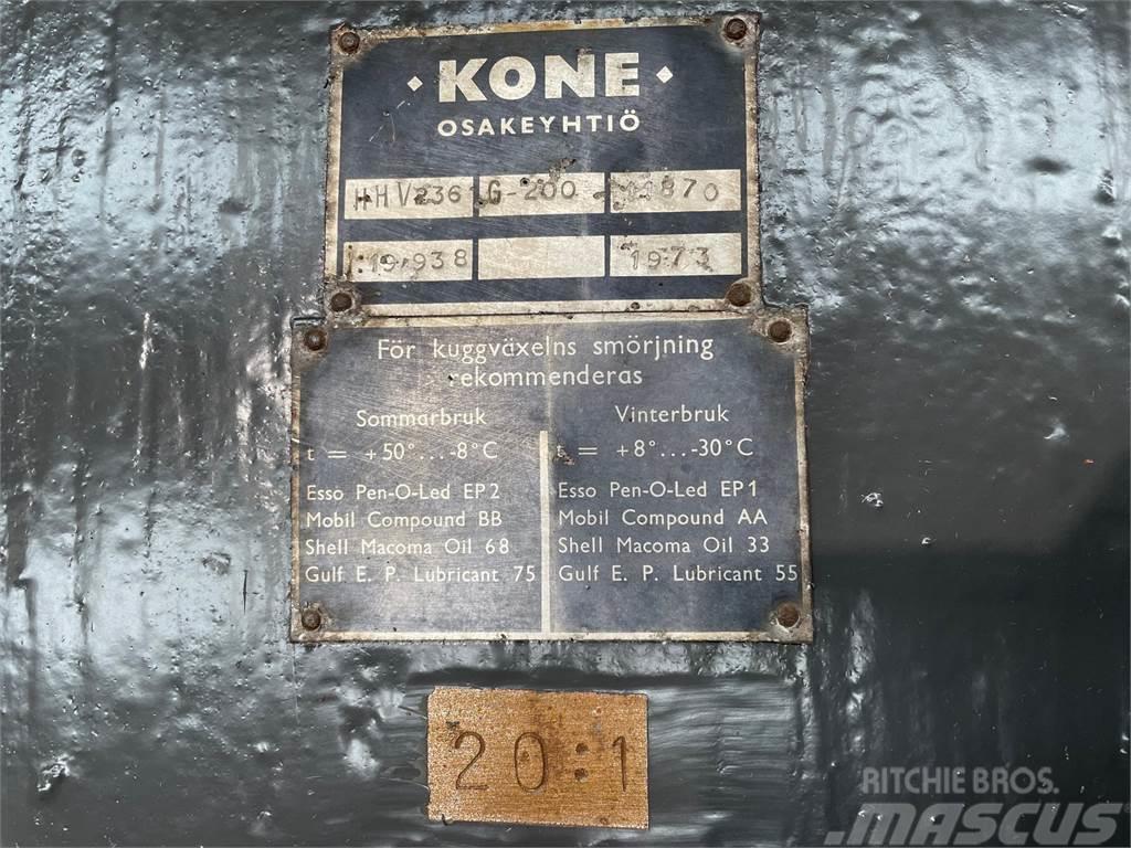 Kone Type HHV236 gear - 20:1 Getriebe