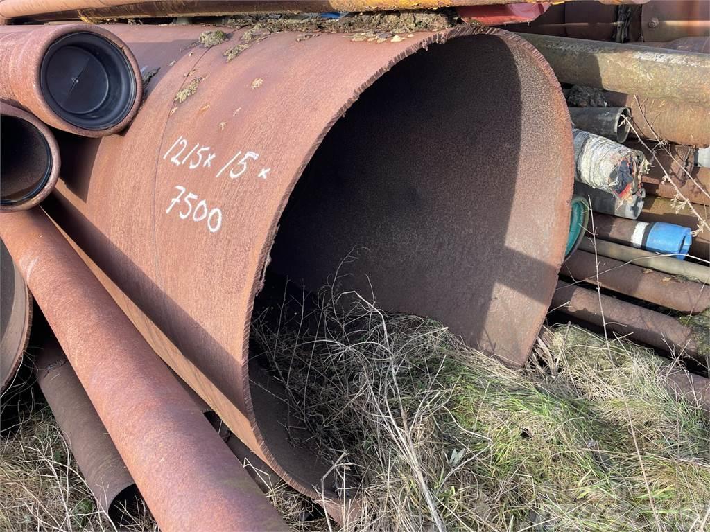  Stålrør ø1215x15x7500 mm - 1 stk Pipeline Ausrüstung