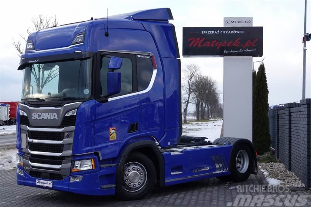 Scania R 450 / RETARDER / OPONY 100 % / EURO 6 / 2018 R Sattelzugmaschinen