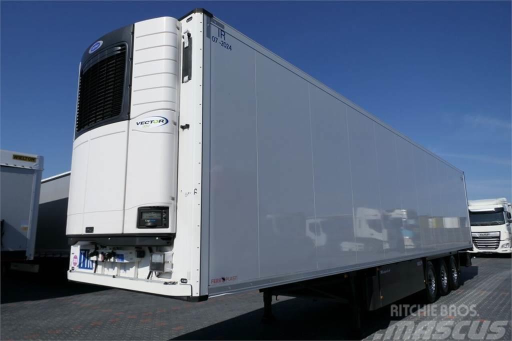 Schmitz Cargobull REFRIDGERATOR / CARRIER VECTOR 1550 / PALLET BOX / Kühlauflieger