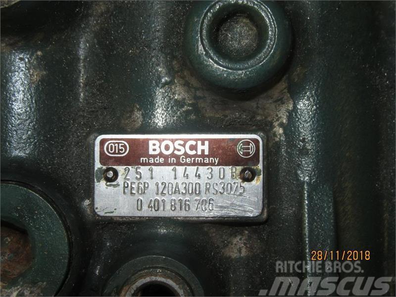  - - -  Mann Bosch brændstofpumpe Zubehör Mähdrescher
