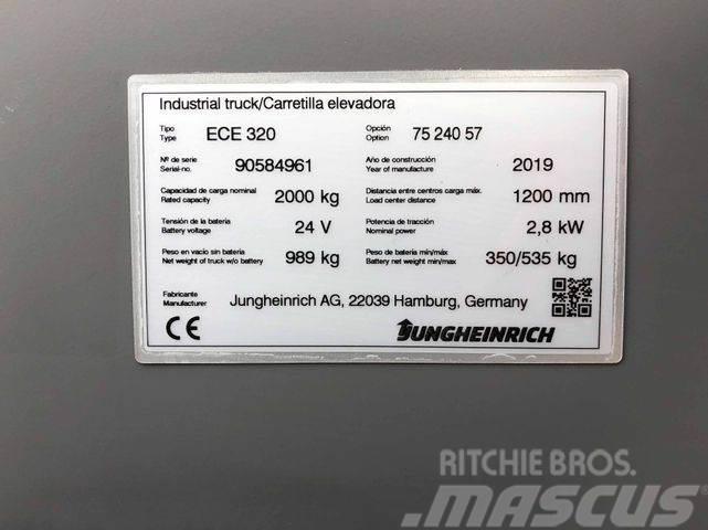 Jungheinrich ECE 320 - 2400MM GABELN - NUR 276 STD. Andere