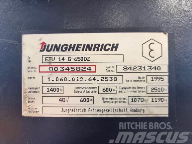 Jungheinrich ETV 14 - 6.2M HUBHÖHE - 5.083 STD. Schubmaststapler