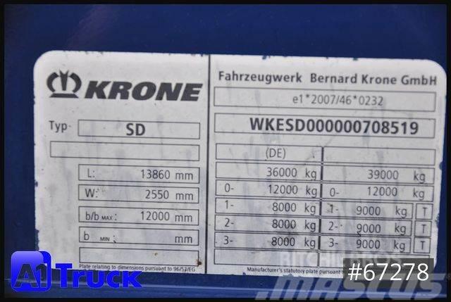 Krone SDK 27, Koffer, Doppelstock, 1 Vorebsitzer Kofferauflieger