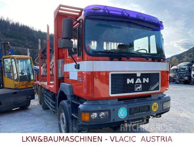 MAN 33.403 Holztransporter mit Kran PENZ Holzfahrzeuge