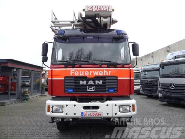 MAN FE410 6X6/ Vema Lift 32 Meter/ Feuerwehr LKW-Arbeitsbühnen