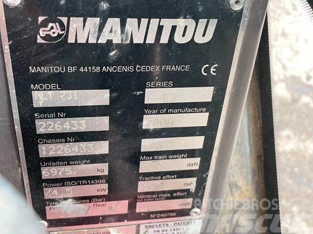 Manitou MTL731 frontloader 4x4 VIN 433 Hoflader