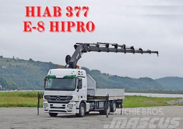 Mercedes-Benz ACTROS 2544 * HIAB 377 E - 8 HIPRO + FUNK* TOP Kranwagen