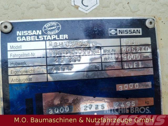 Nissan FG 30 / 3t / 3,40 m / Gas / Duplex Gas Stapler