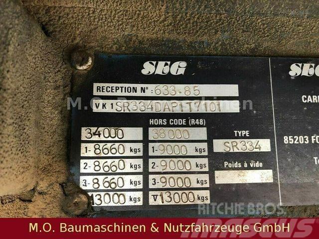 Samro SR 334 DAP / 3 Achser / Tieflader-Auflieger
