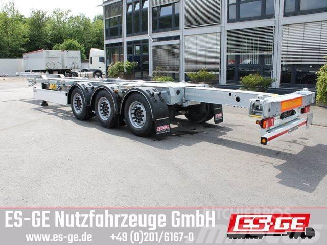 Schmitz Cargobull 3-Achs-Containerchassis Tieflader-Auflieger