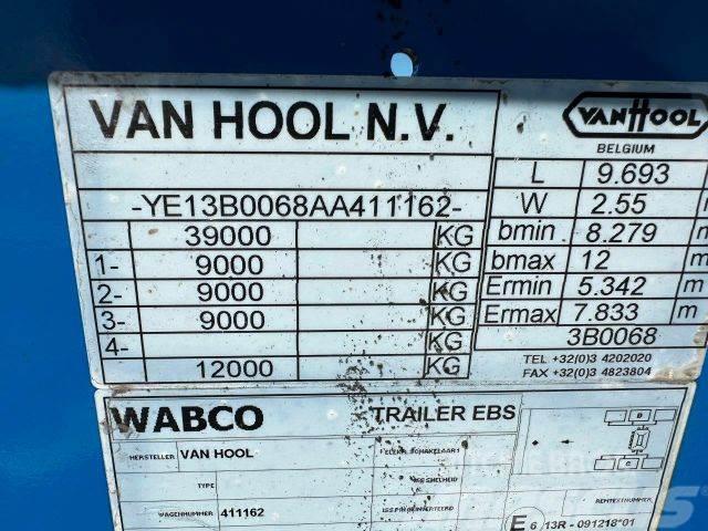 Van Hool LOWDECK for containers vin 162 Auflieger-Wechselfahrgestell