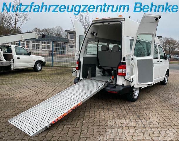Volkswagen T5 L2H2 Kombi/8 Sitze/ AC/ AMF Rollstuhlrampe Minibusse