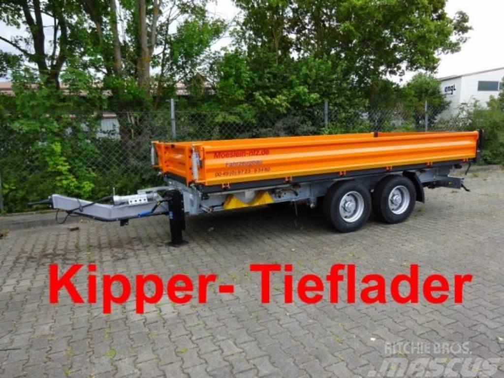 Möslein TTD 13 Orange 13 t Tandem 3- Seitenkipper Tieflad Kipper