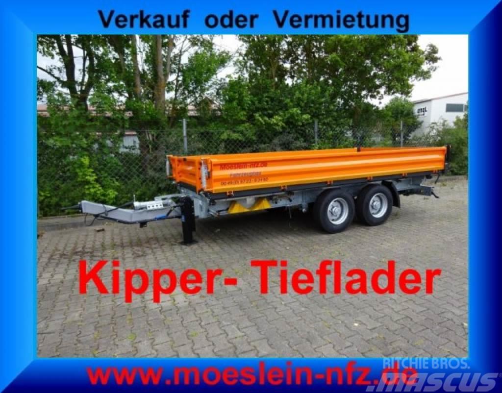 Möslein TTD11 Orange neuer Tandem 3- Seitenkipper Tieflad Kipper