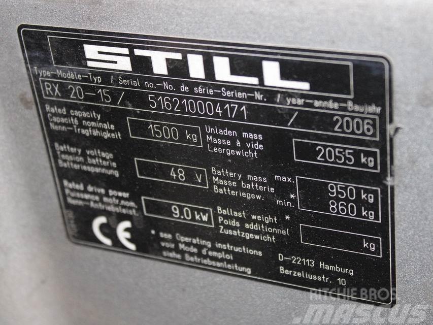 Still RX 20-15 6210 Elektro Stapler