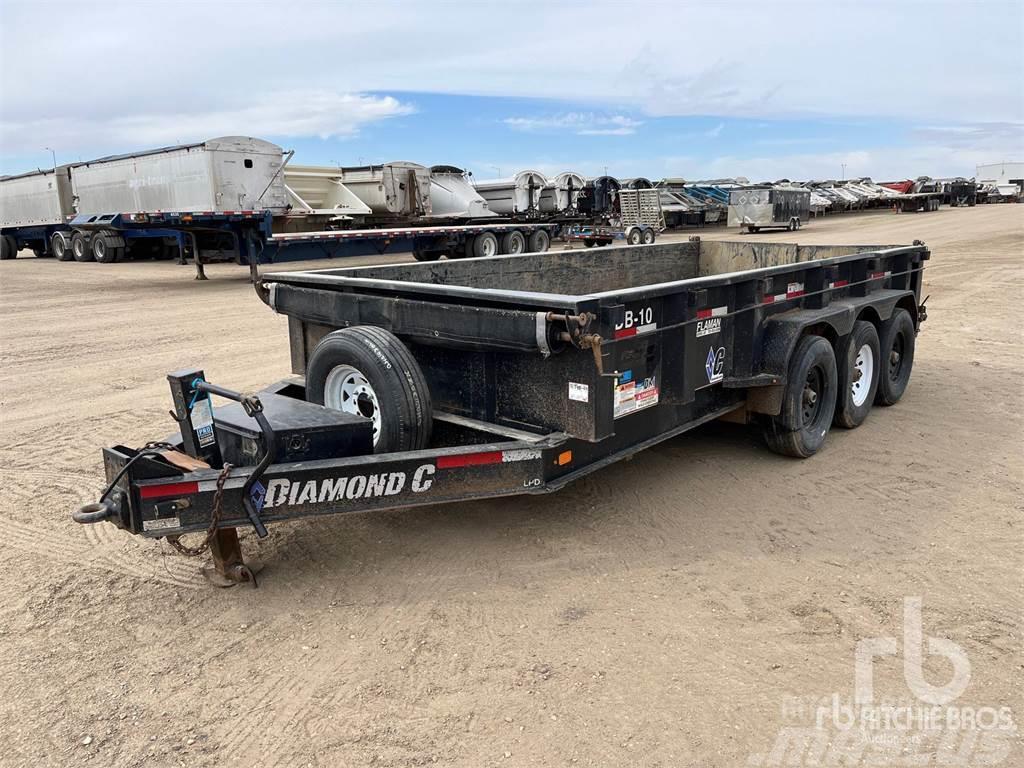 Diamond C 16 ft Tri/A Dump Autotransport-Anhänger