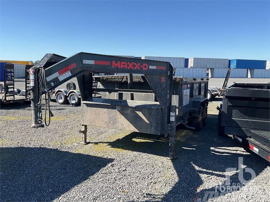  MAXX D 14 ft T/A Gooseneck Dump Autotransport-Anhänger
