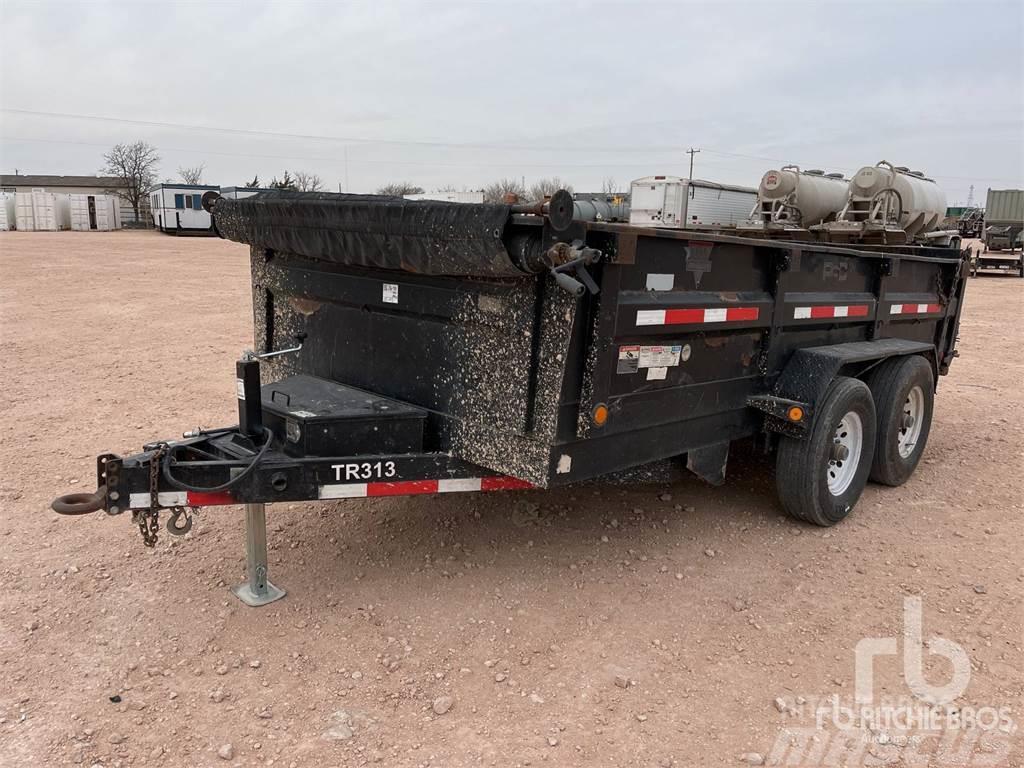 PJ TRAILERS 14 ft T/A Dump Autotransport-Anhänger