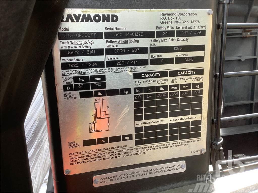 Raymond 540-OPC30TT Elektro Stapler