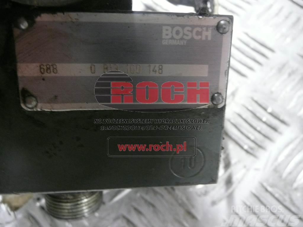 Bosch 688 0813100148 - 1 SEKCYJNY + ELEKTROZAWÓR + CEWKI Hydraulik