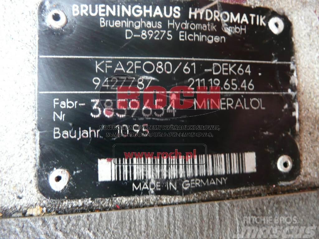 Brueninghaus Hydromatik KFA2F080/61-DEK64 9427787 211.19.65.46 Hydraulik