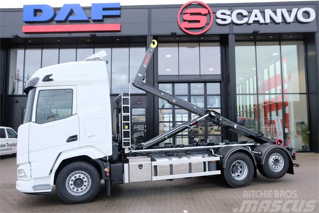 DAF Ny XF 530 FAN Hiab Lastväxlare omgående leverans Wechselfahrgestell