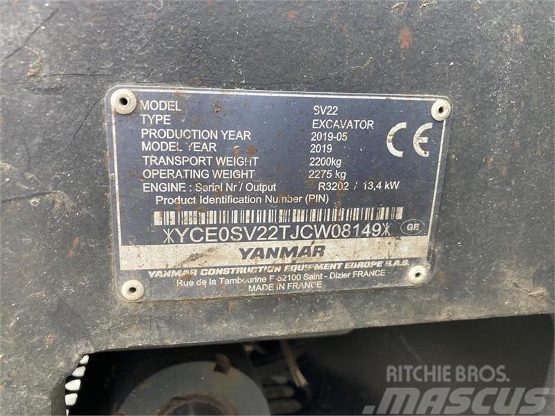 Yanmar SV22 Minibagger < 7t