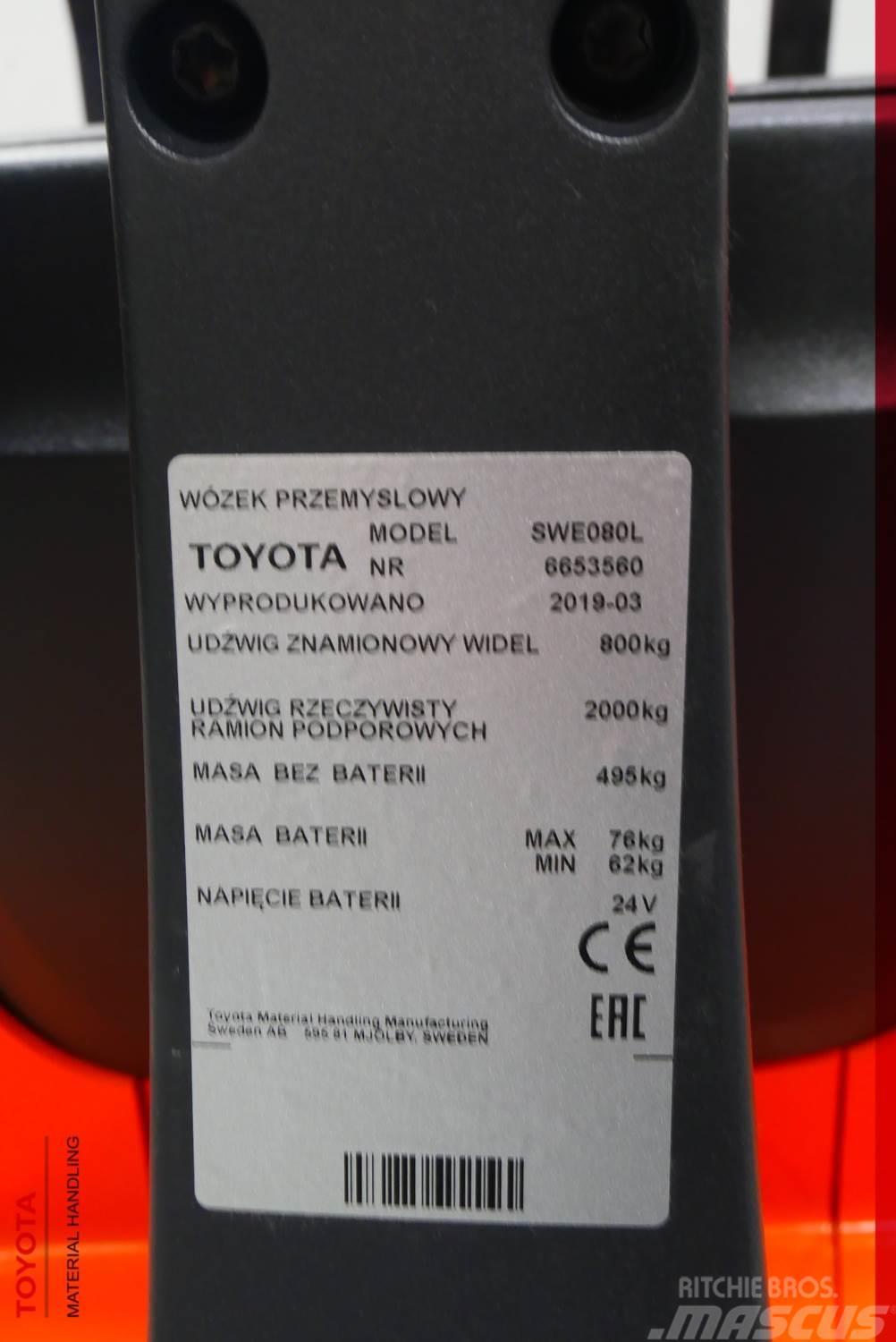 Toyota SWE080L Lithium-ion Deichselstapler