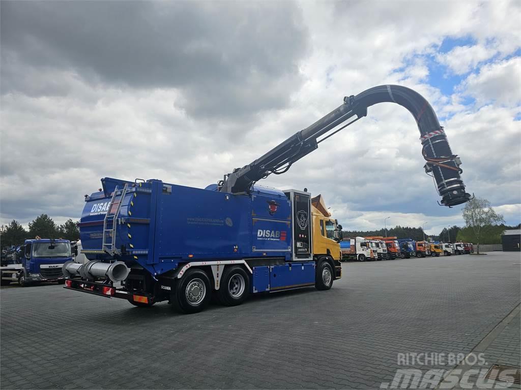Scania DISAB ENVAC Saugbagger vacuum cleaner excavator su Spezialbagger