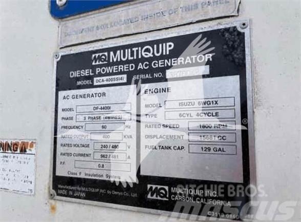 MultiQuip WHISPERWATT DCA400SSI4i Gas Generatoren