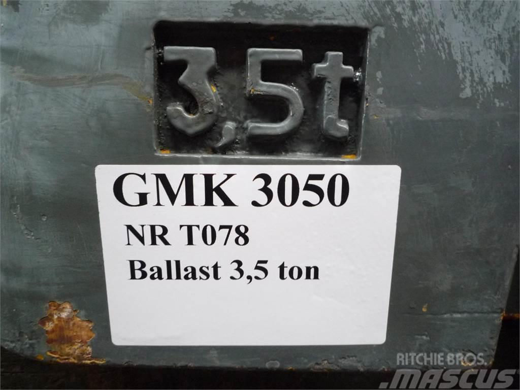 Grove GMK 3050 counterweight 3,5 ton Kran-Teile und Zubehör