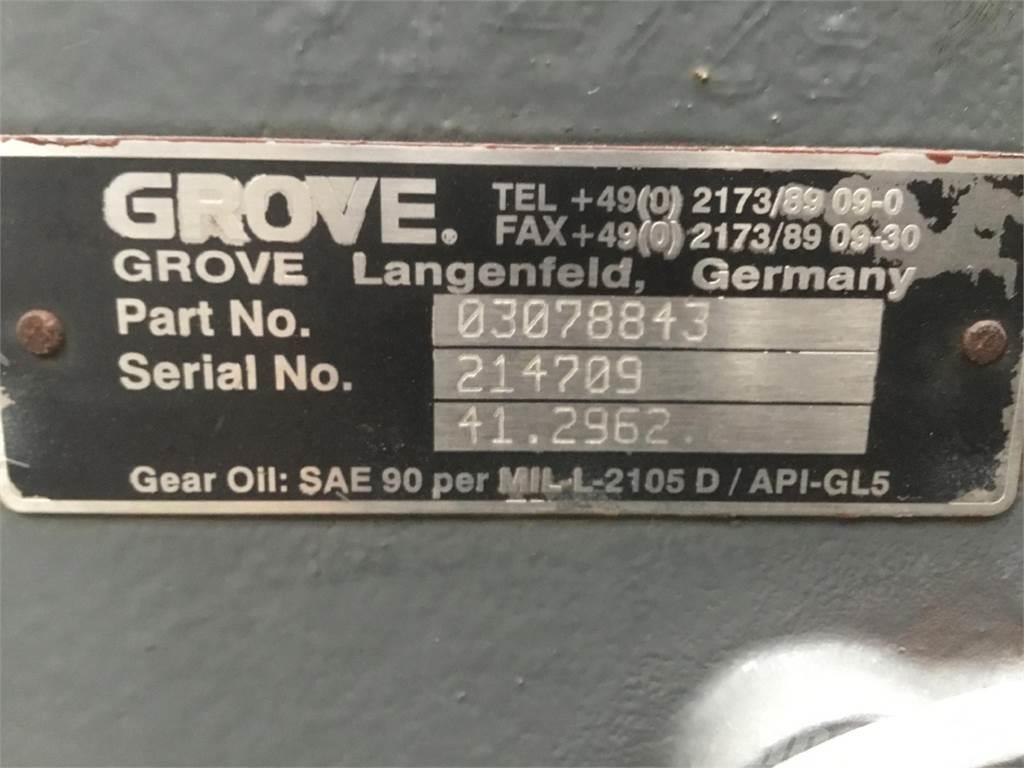 Kessler Grove GMK 3055 diff box axle nr 1 Kran-Teile und Zubehör