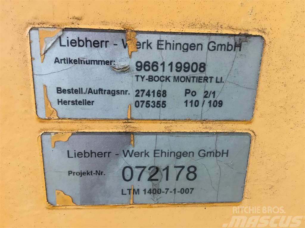 Liebherr LTM 1400-7.1 TY-bracket left pre-ass Kran-Teile und Zubehör