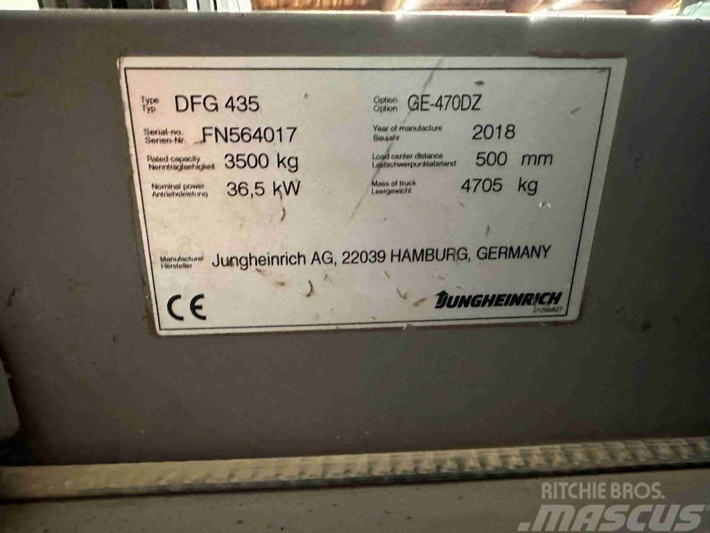 Jungheinrich DFG 435 - TRIPLEX 4,7 m Diesel Stapler