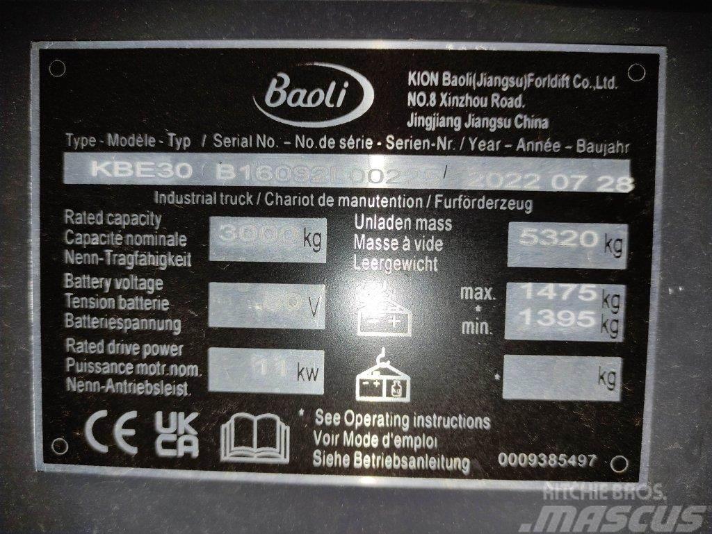 Baoli KBE30 Elektro Stapler