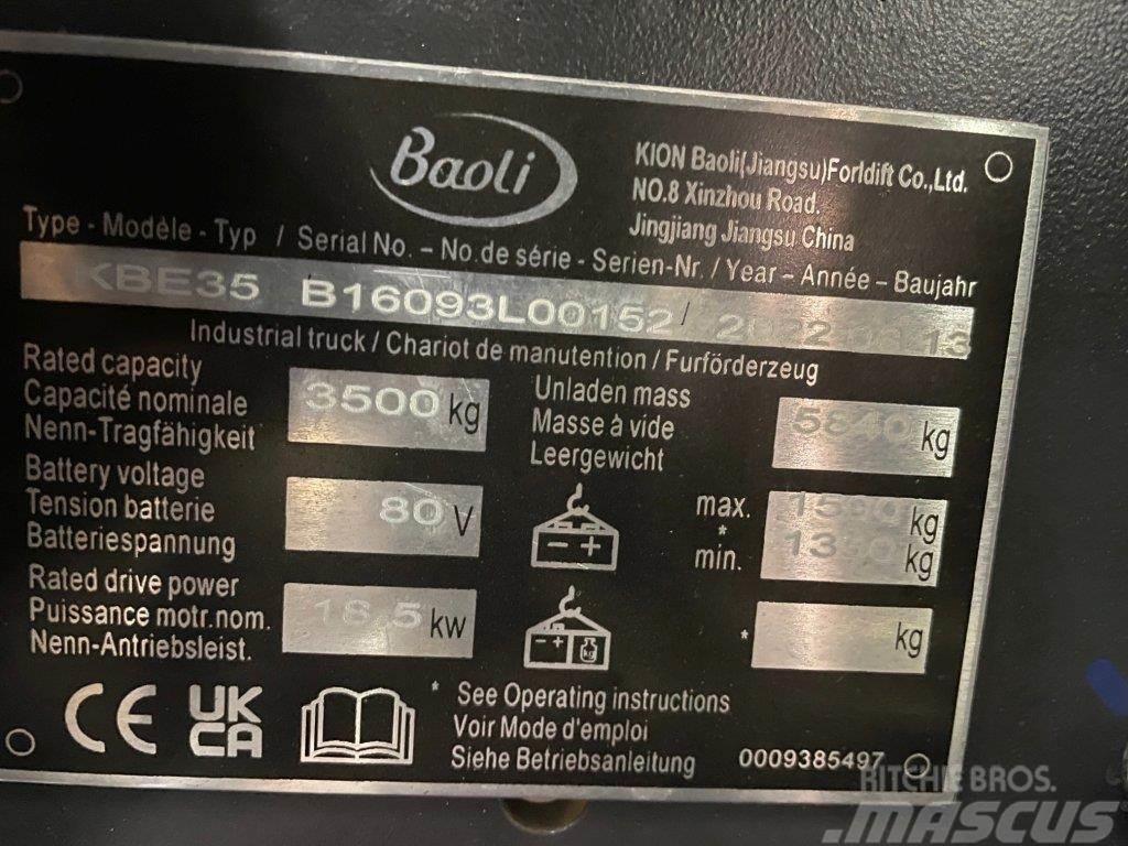 Baoli KBE35 Elektro Stapler