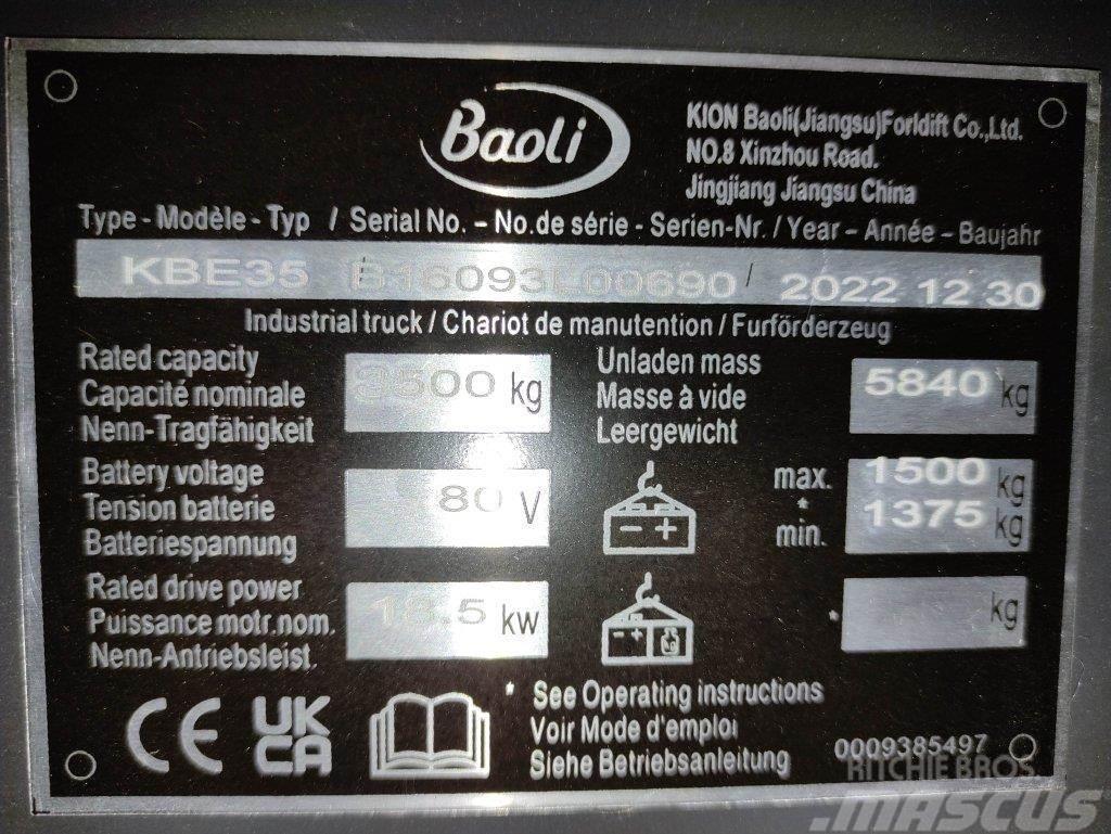 Baoli KBE35 Elektro Stapler